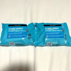 NEW Neutrogena hydro boost ultra soft cleansing towelettes